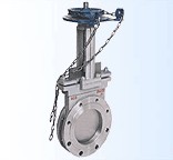 鏈(lian)輪刀型閘(zhá)閥